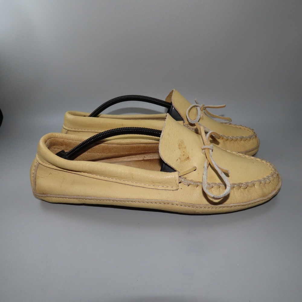 Moosehide Moccasins Mens Size 11, Bastien Artisan Autochtone Made In Canada